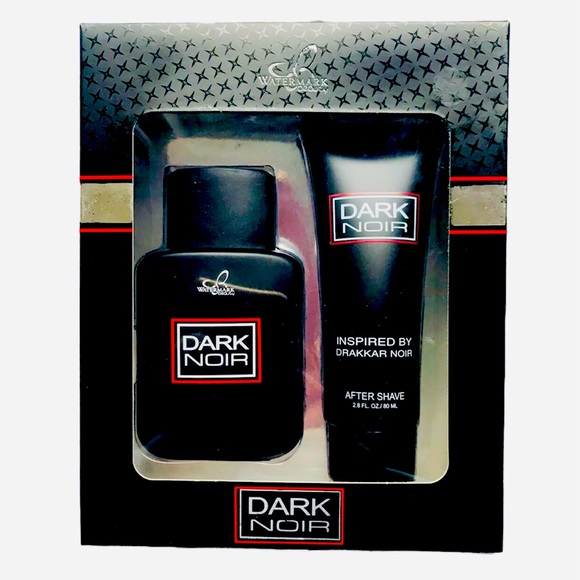 Dark Noir Men’s Eau De Parfum Perfume & After Shave Gift Set - Picture 1 of 5